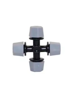 4-Head Fog Mist Nozzle – Atomizing Sprinkler for Greenhouse and Garden Cooling
