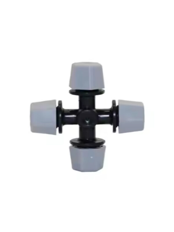 4-Head Fog Mist Nozzle – Atomizing Sprinkler for Greenhouse and Garden Cooling