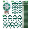 31-Piece Garden Tools Set with Reusable Twist Ties – Strong, Flexible Plant Support Straps for Plants, Flowers & Gardens