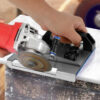 Angle Grinder Chamfering Rack Machine – 45-Degree Tile Cutting & Edging Tool for Precision Work