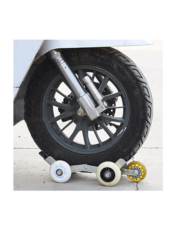 Flat Tire Wheel Puller Booster – Large Trailer Electric Self-Rescue Tool with 5 Wheels for Motorcycles & Bikes (Multi-Color, 1-Piece Set)