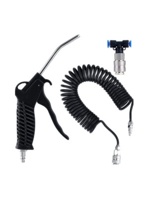 Truck Car Air Duster Gun – 5m Recoil Hose, 6mm Quick Connector | Heavy Duty Cleaning Kit | ට්‍රක් කාර් එයර් ගන්