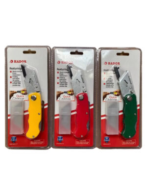 Folding Art Knife – Multifunctional Household & Office Stationery Knife with 5 Blades | බහුමුක්තික සවිපත් කට්ටලය