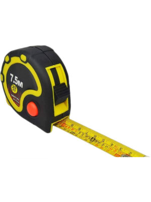 25FT/7.5M & 5M Retractable Measuring Tape – Durable Construction Tape with Safety Lock | සුරක්ෂිත මිනුම් තීරුව