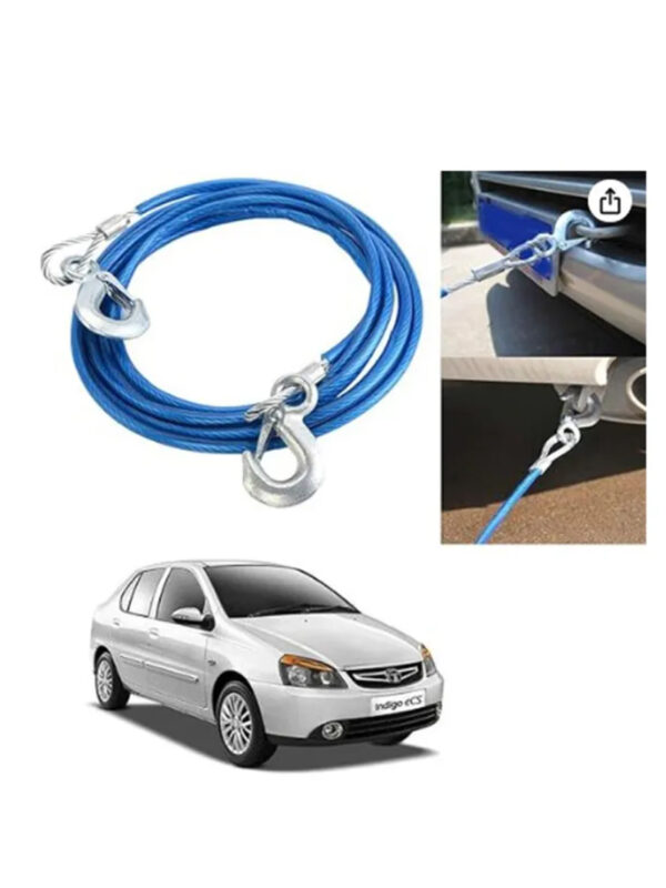Car Trailer Rope – Steel Wire Off-Road Binding Belt | Emergency Tow Ropes & Pull Cables | කාර් ටව් රෝප්