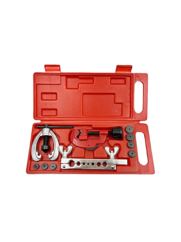 10-Piece Flaring Tool Kit – Brake & Fuel Tube Repair | පයිප් ෆ්ලැරින් උපකරණ කට්ටලය