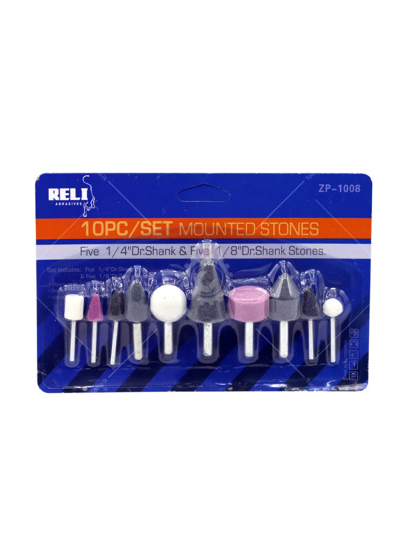 12-Piece Rotary Stone Set – Multifunction Grinding Tools | රෝටරි ග්‍රයින්ඩින් සෙට්