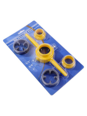 6Pcs PVC Pipe Threader Die Set – 1/2", 3/4", 1" | පයිප් ත්‍රෙඩ් මැෂින්