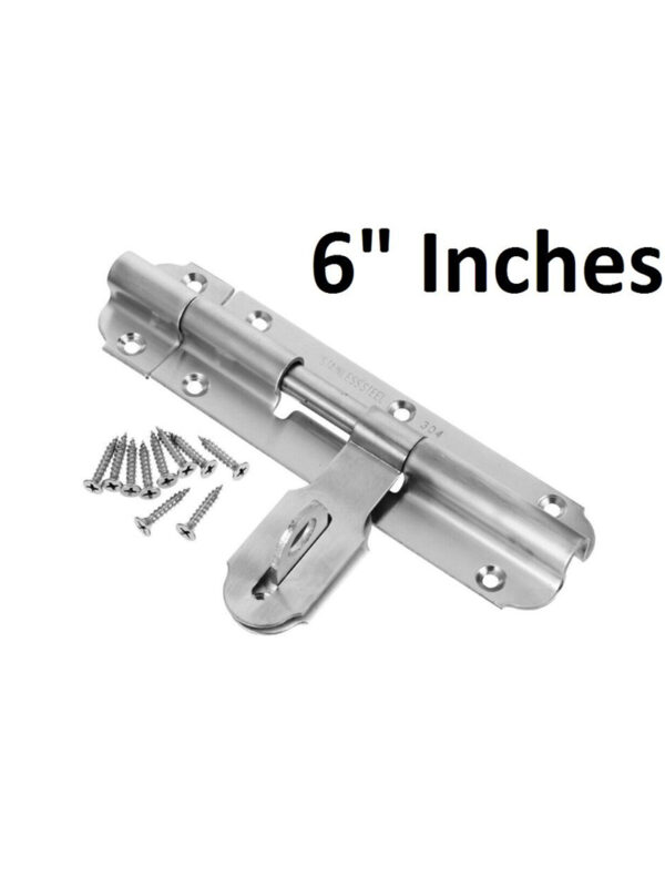 Door Clasp & Tower Bolt – Durable Safety Lock for Gates | දොර හැස්ප් සහ ටවර් බෝල්ට්