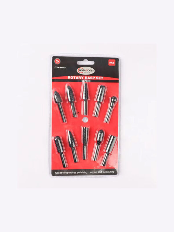 HSS Rotary Files 10pcs Set | රොටරි ෆයිල්ස් සහ උපකරණ