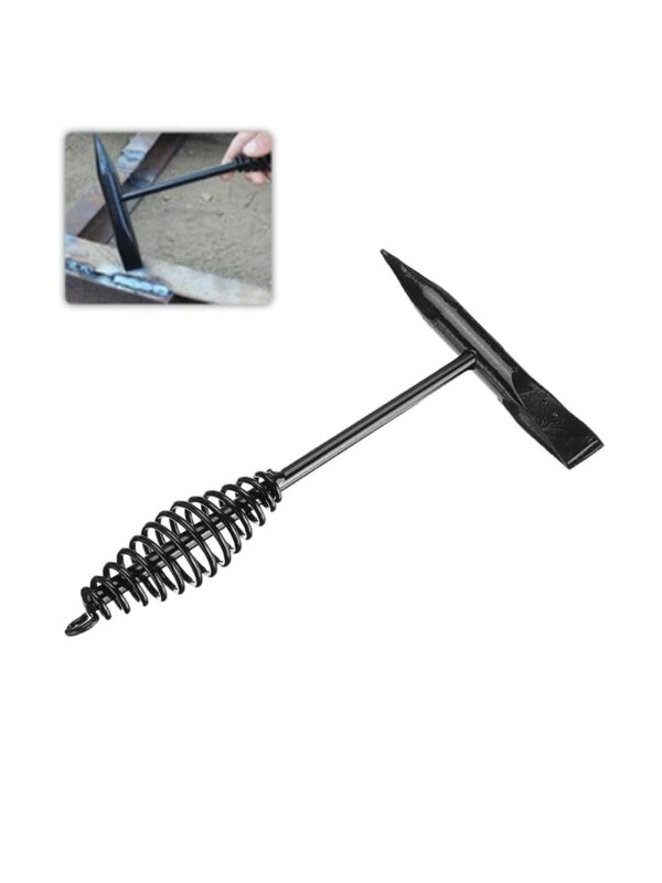 High Carbon Steel Welding Hammer – Snail Spring Handle | වෙල්ඩින් ඔට්ටුව