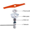 2T Nylon Blade for Grass Cutter | ගැස් කපනය යන්ත්‍රය සඳහා නයිලෝන් බ්ලේඩ්