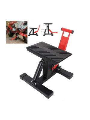 Adjustable Motorcycle Lift Stand | 150kg Capacity | බයික් රිපේර් රැක්