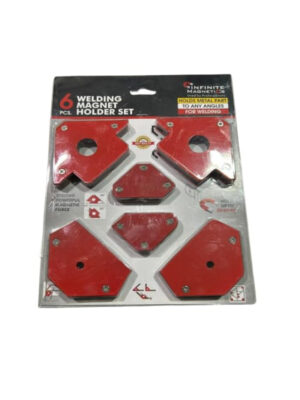 Multi-Angle Magnetic Welding Holder | 6-Piece Set | මැග්නට් වෙල්ඩින් කොල්ලාරු