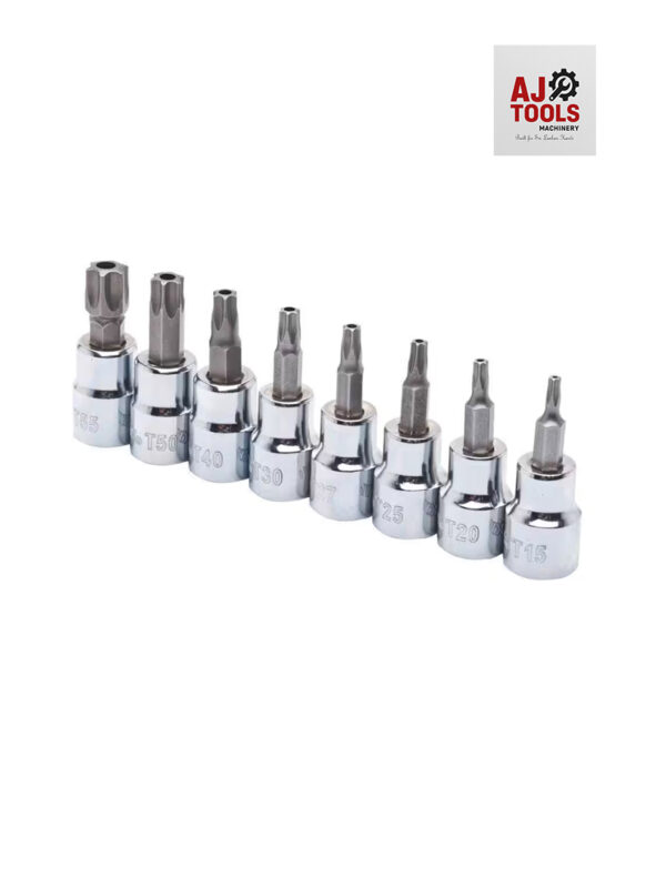 8PCS Horusdy Torx Bit Socket Set | T15-T50 | ටෝර්ක්ස් සොකට්
