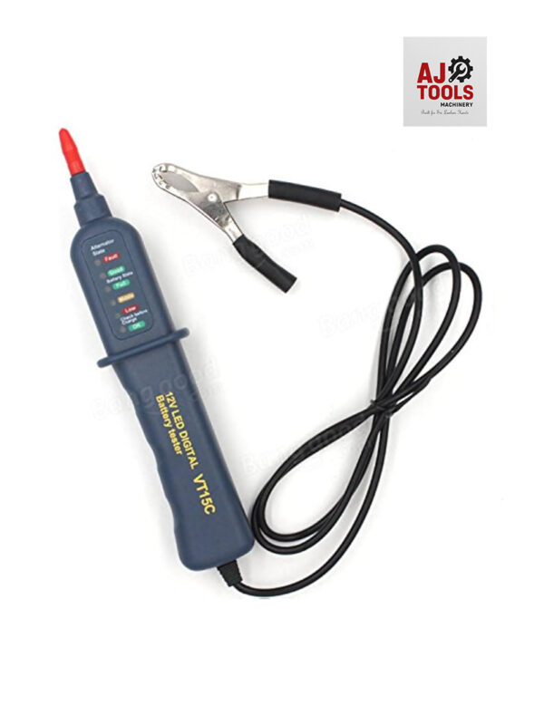 12V LED Digital Battery Tester VT15C | බැටරි පරීක්ෂණ යන්ත්‍රය