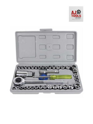 40 Pcs Combination Socket Wrench Set – Tool Kit | සොකට් රෙන්ච් කට්ටලය